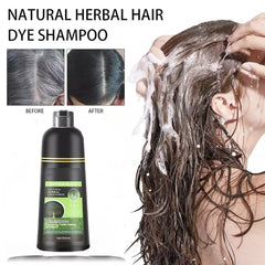 TEN TWENTY 3-in-1 Herbal Hair Dye Shampoo – Natural Black (500ml)
