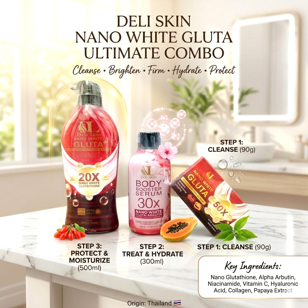 Deli Skin Nano White Gluta Ultimate Combo