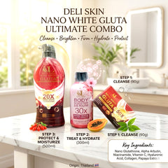 Deli Skin Nano White Gluta Ultimate Combo