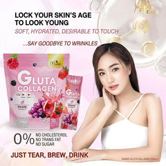 Manee Gluta Collagen Pink (New) – 30 Sachets × 10g Each