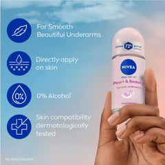 Nivea Roll On Pearl & Beauty With Avocado Oil - 50ml