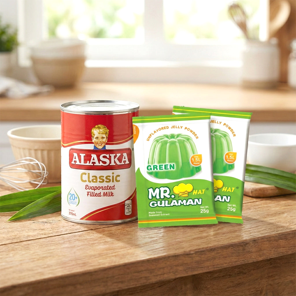 Mr. Hat Gulaman + Alaska Creamy Dessert Combo