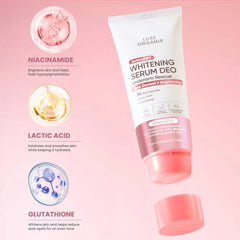 Luxe Organix Active DRY Whitening Serum Deo Underarm Rescue (Brightening) – 50g