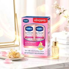 Vaseline GlutaGlow Ampoule Dry Serum Deodorant Ultra Bright Twin Pack – 45ml x 2