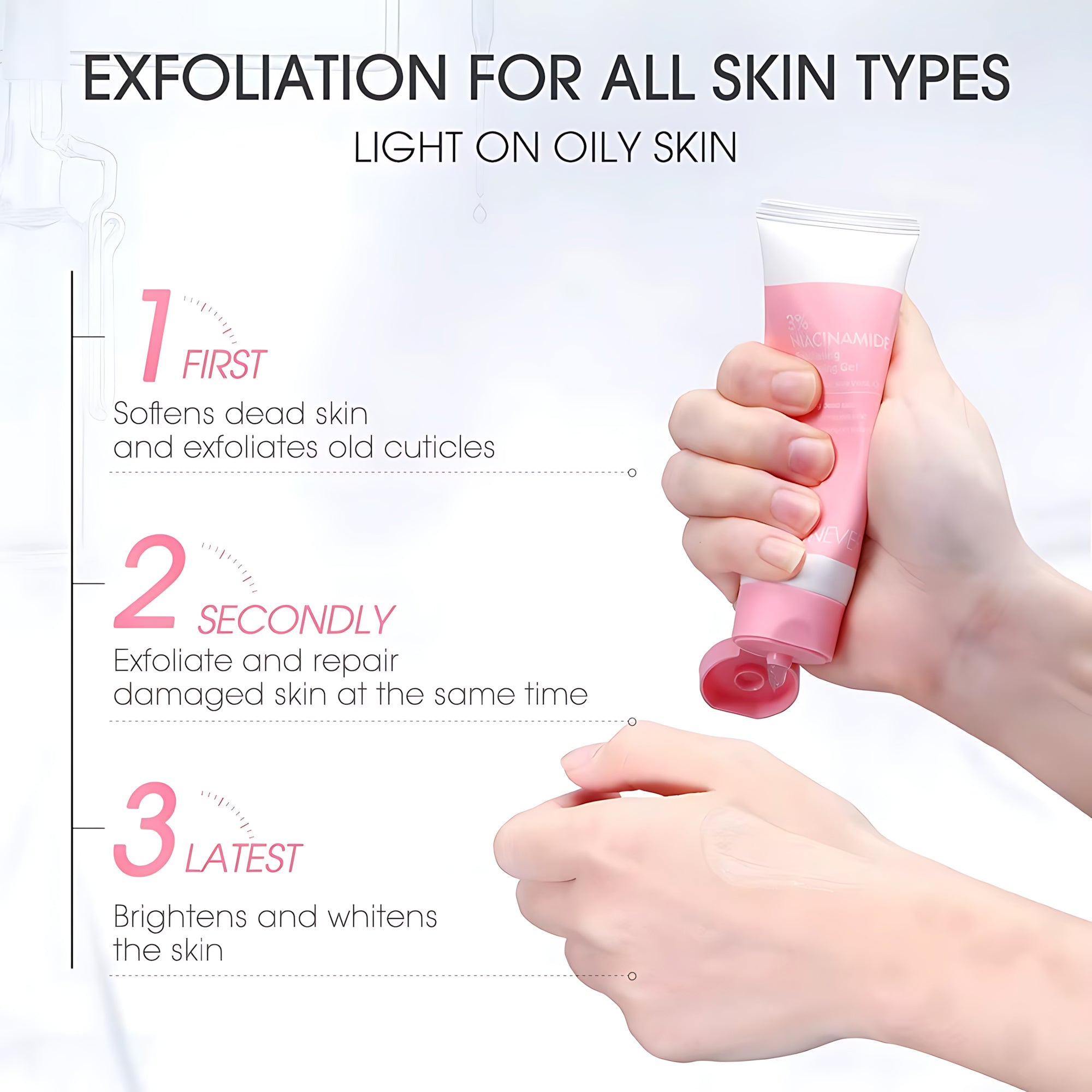 SKINEVER 3% Niacinamide Exfoliating Whitening Gel – 55ml