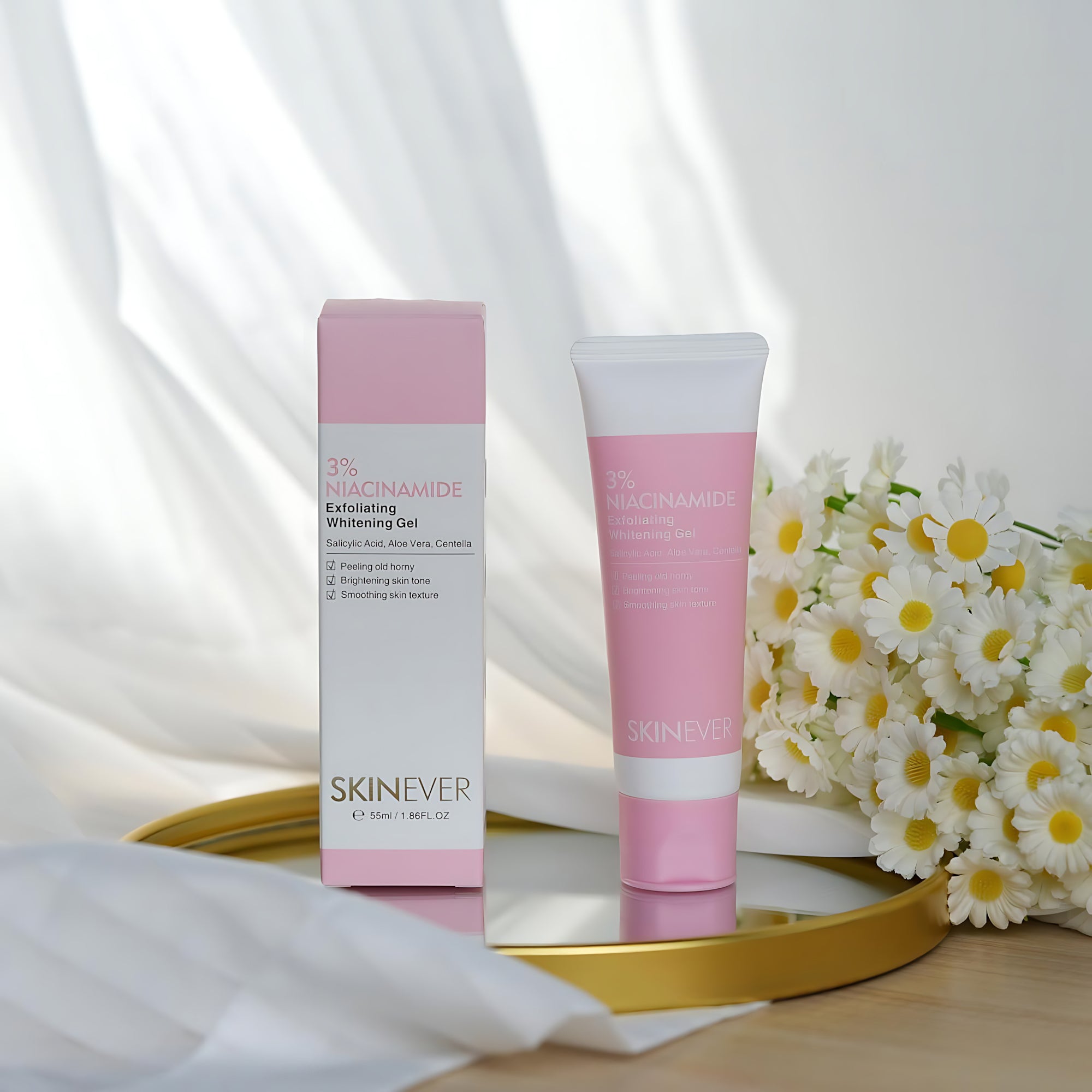 SKINEVER 3% Niacinamide Exfoliating Whitening Gel – 55ml