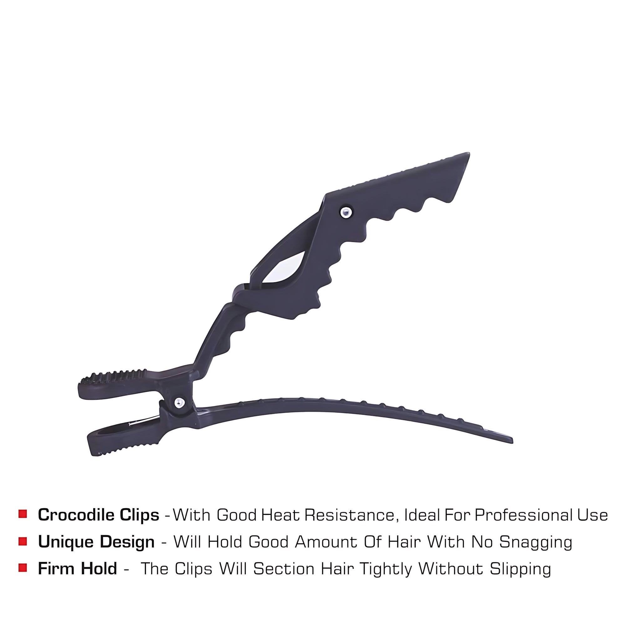Hair Sectioning Salon Plastic Alligator Hair Clips – Professional Styling Tools