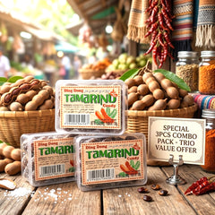 Ding Dong Hot Tamarind Candy – 100g × 3Pcs COMBO