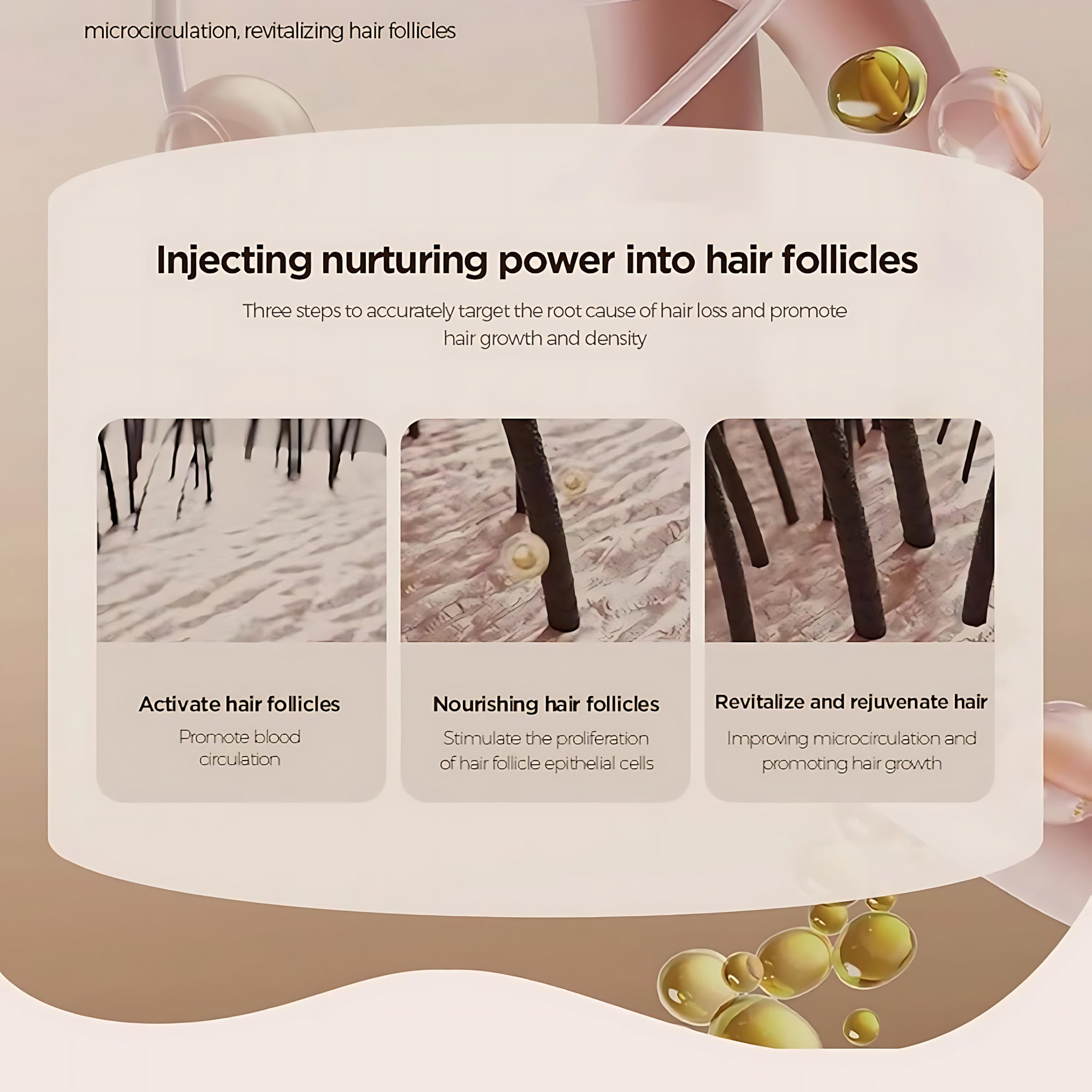 Black Sesame, Black Rice & Rosemary Water Hair Spray – 30ml