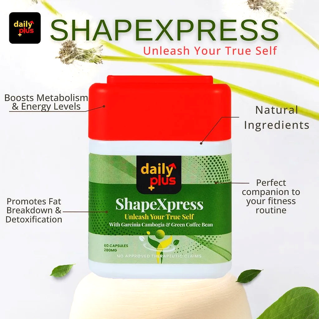 Daily Plus ShapeXpress Capsules (60 Capsules | 280mg) – Sige Mart UAE