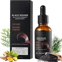 Black Sesame, Black Rice & Rosemary Water Hair Spray – 30ml
