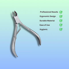 DX Nails Professional Cuticle Nipper – Pre-Sharpened Stainless Steel