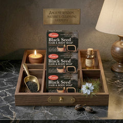 Renew Black Seed Hair & Body Soap – 3PCS Combo (90g Each)