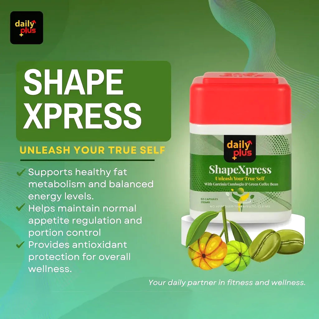 Daily Plus ShapeXpress Capsules (60 Capsules | 280mg) – Sige Mart UAE