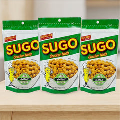 Sugo Salted Peanuts Garlic Flavor – 100g (3pcs Combo)