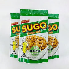 Sugo Salted Peanuts Garlic Flavor – 100g (3pcs Combo)
