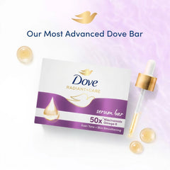 Dove Radiant + Care Serum Bar Niacinamide + Omega 6 – 90g