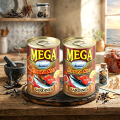 Mega Sardines in Tomato Sauce - Extra Hot 155g (Combo)