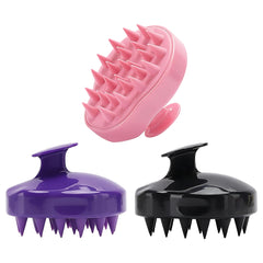 Hair Scalp Massager Shampoo Brush with Soft Silicone Bristles