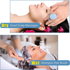 Hair Scalp Massager Shampoo Brush with Soft Silicone Bristles