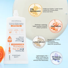 Luxe Organix 5-in-1 UV Pro Whitening Serum Sunscreen SPF 100 PA+++ - 40ml