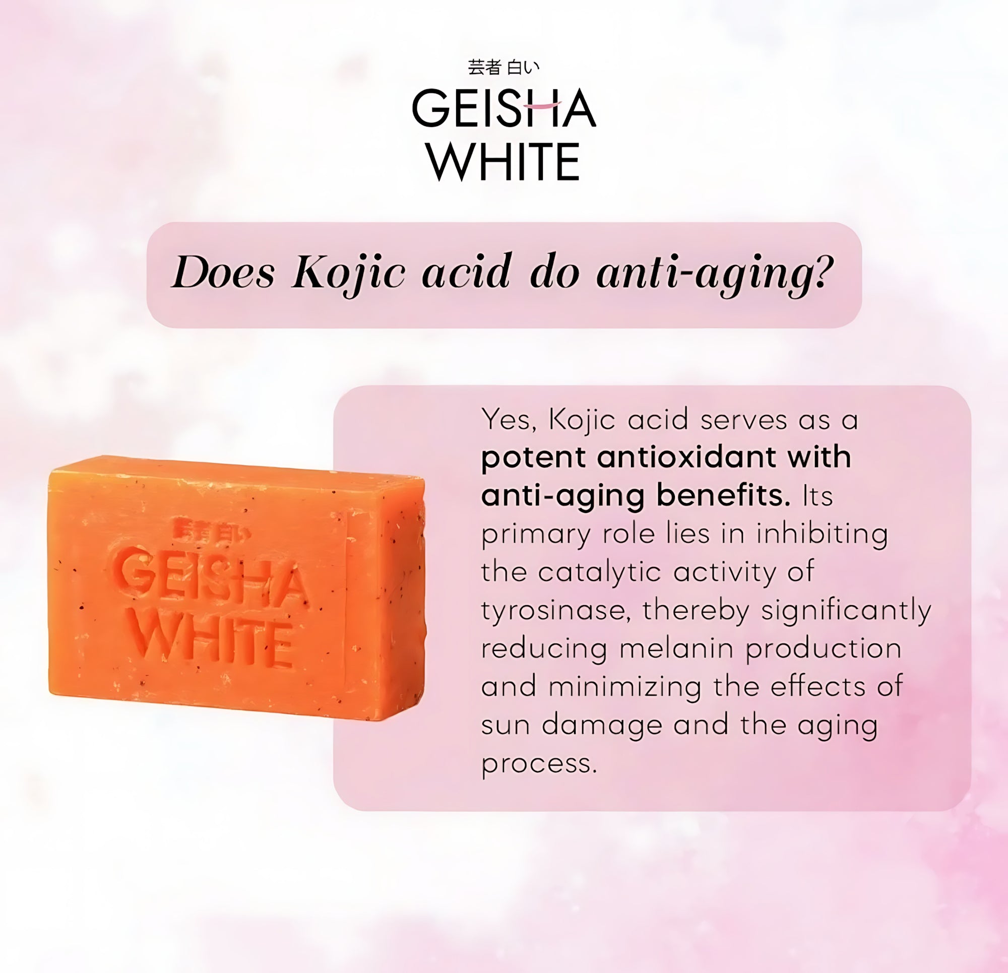 Geisha White INTENSE Scar and Blemish Skin Brightening Bar – 65g x 3 Value Pack