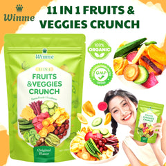Winme 11-in-1 Fruits & Veggies Crunch – 100g