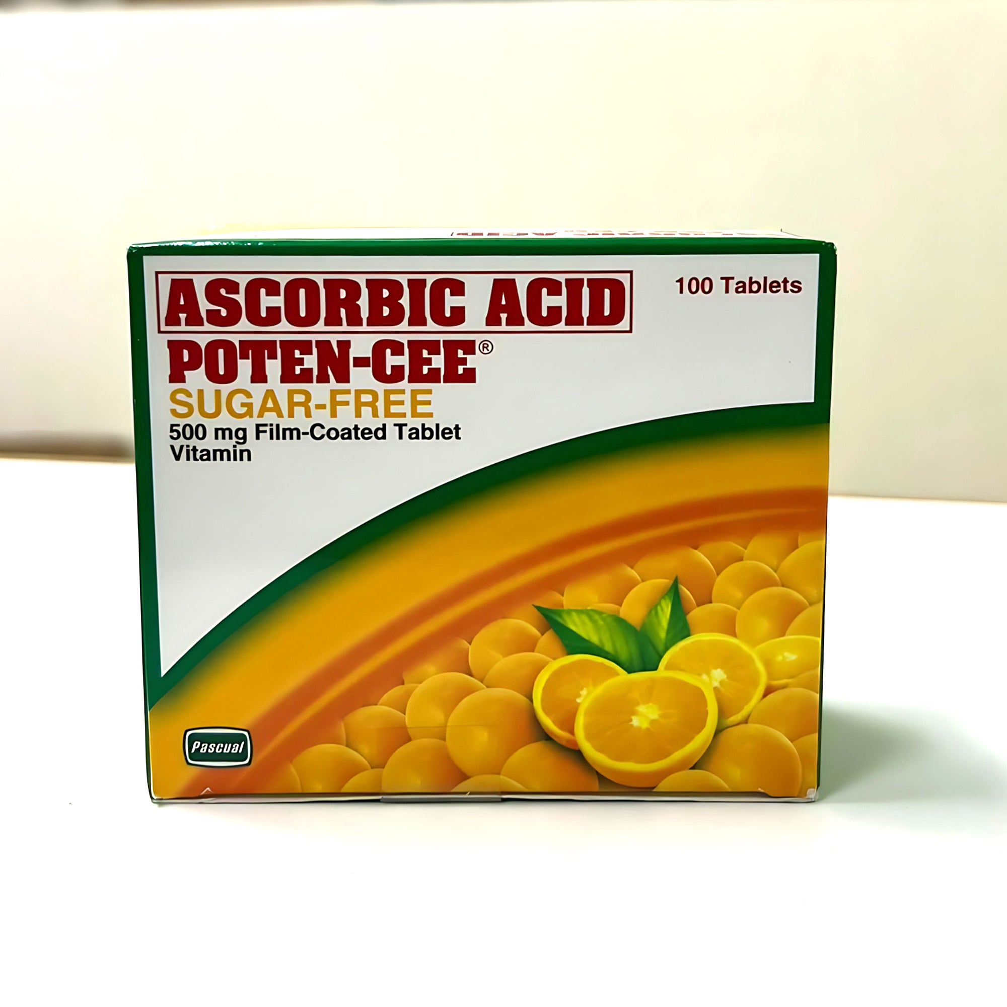 Ascorbic Acid Poten-Cee Sugar-Free 500mg Film-Coated (Vitamin C) Tablets – 100 Tablets