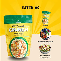 Winme Crispy Oats Crunch Cereal – Choco Banana & Walnuts (200g)
