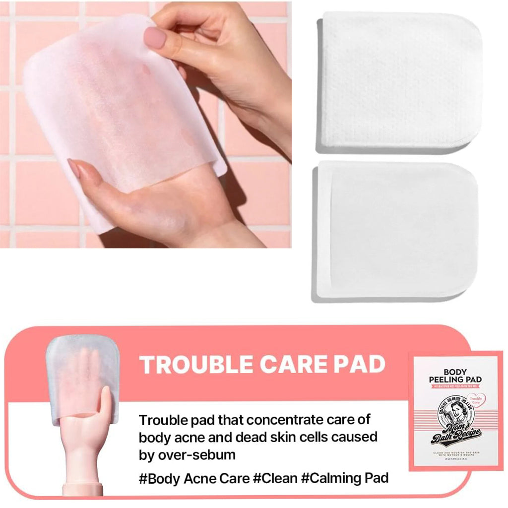Mom's Bath Recipe Body Peeling Pad Trouble Care – 25ml