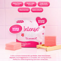 LUNA AURA Hope Glow Intense White Soap – 50g (3 Bars per Pouch)
