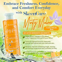 SkeenCare Minty Melon Cooling Intimate Wash - 150ml