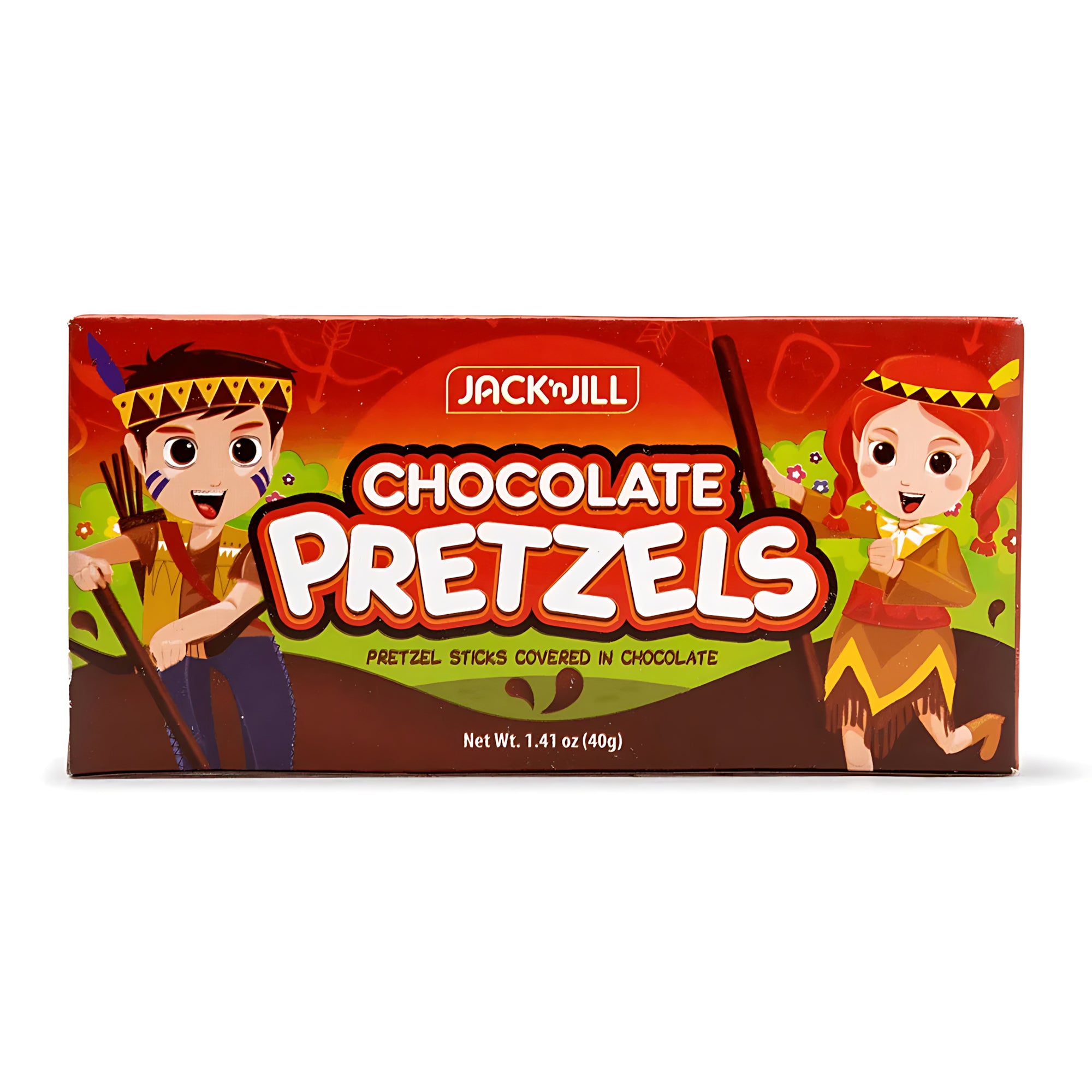 Jack ‘n Jill Chocolate Pretzels 40g – Pack of 5