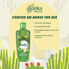 Vatika Hair Fall Control Cactus Hair Oil – 300ml