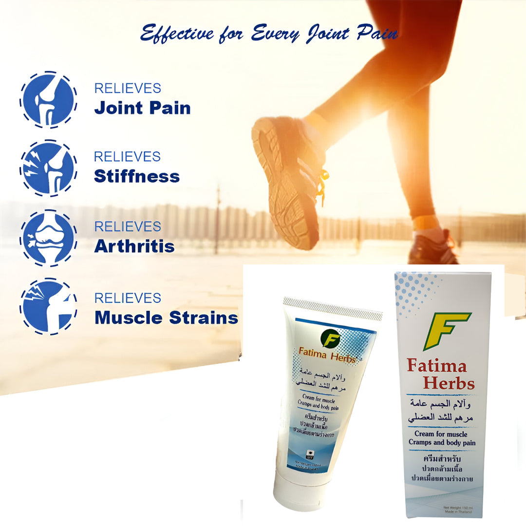 Fatima Herbs Cream for Muscle Cramps & Body Pain - 150ml