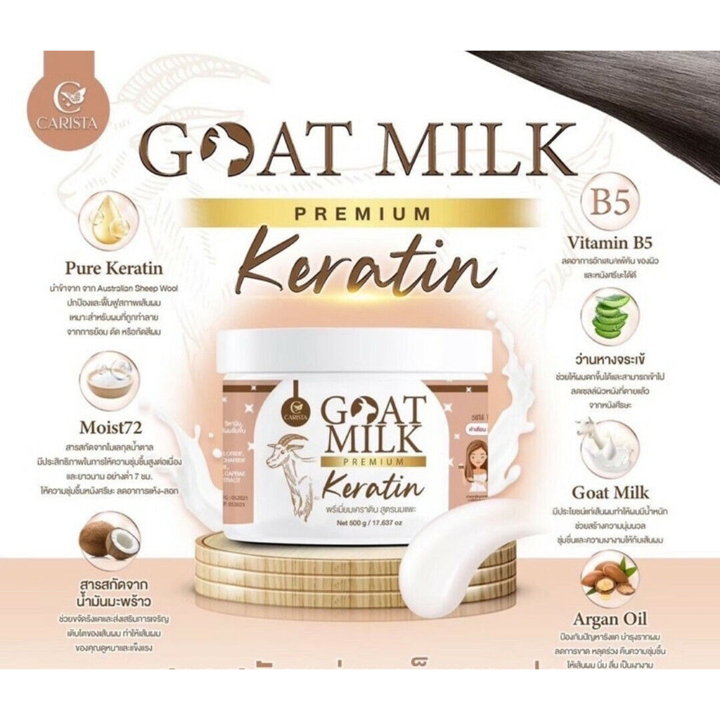 Carista Goat Milk Premium Keratin Hair Treatment – 500g