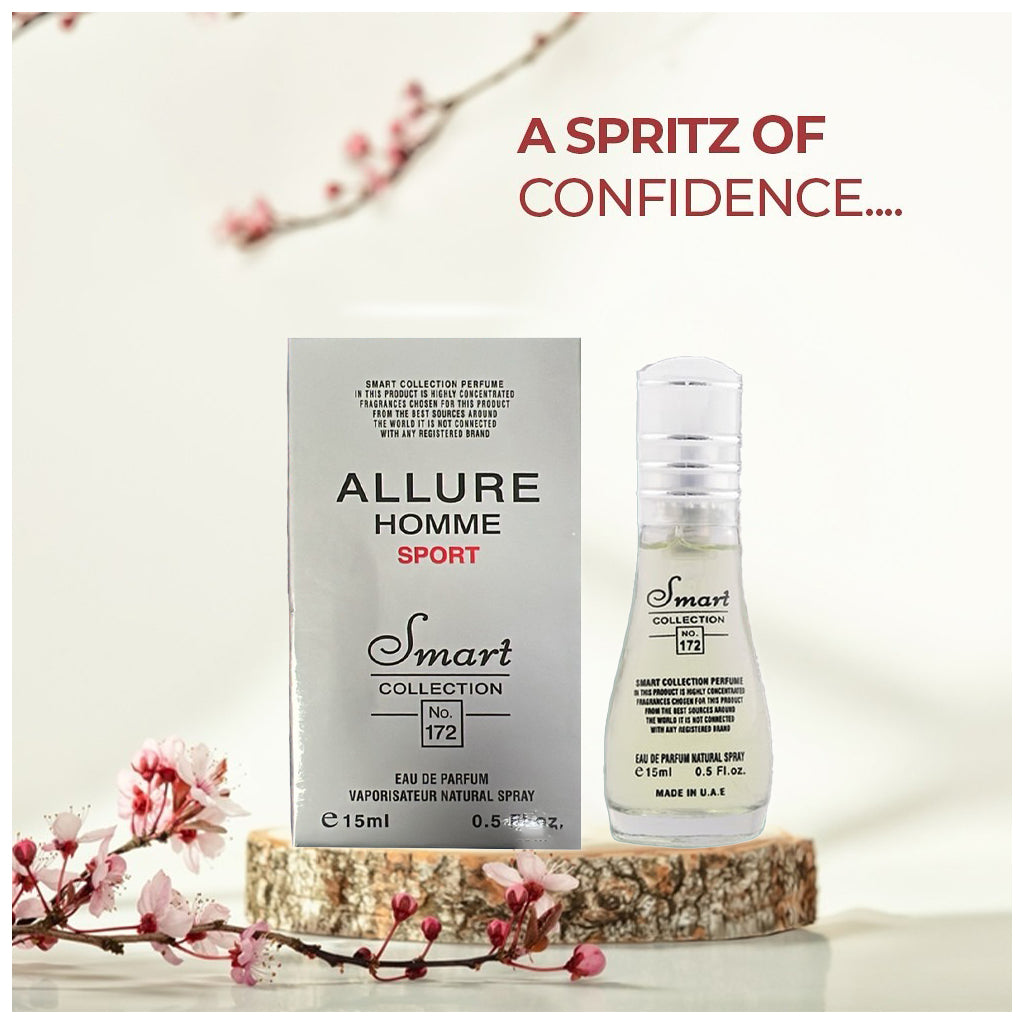 Smart Collection Allure No. 172 Perfume for Men – 15ml Eau de Parfum