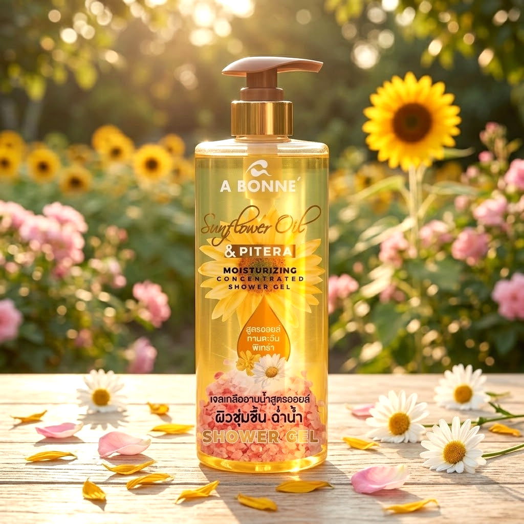 A Bonne Sunflower Oil & Pitera Moisturizing Shower Gel – 450ml