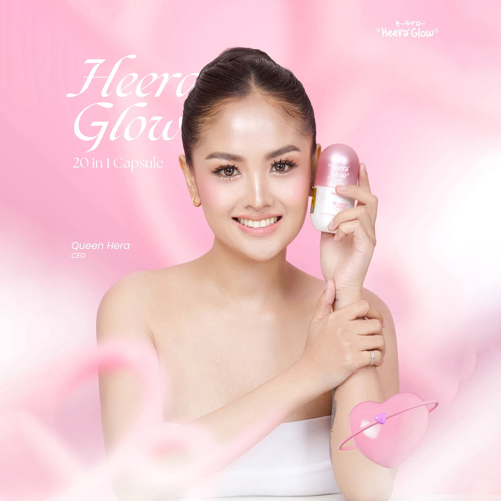 Heera Glow 20-in-1 Absolute Hydration Capsules (500mg) – 60 Capsules