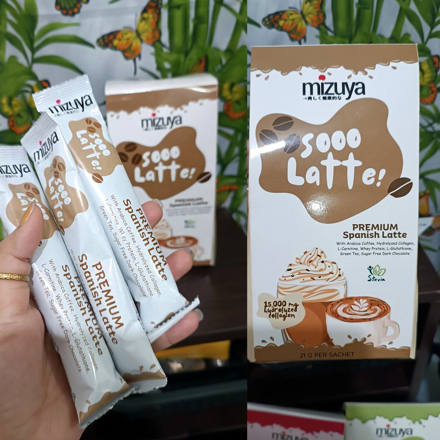 Mizuya Sooo Latte! Premium Spanish Latte - 21g × 10 Sachets