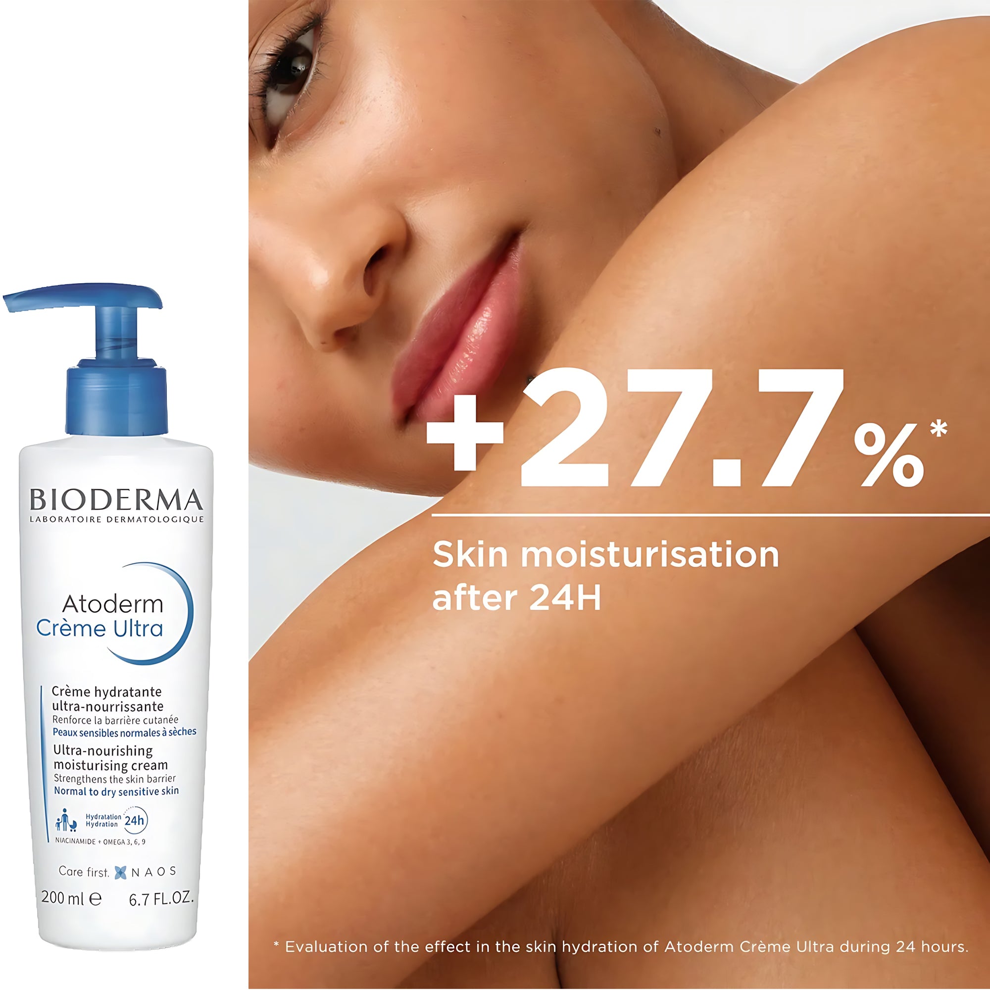 Bioderma Atoderm Crème Ultra – Ultra-Nourishing Moisturizing Cream for Face & Body (200ml)