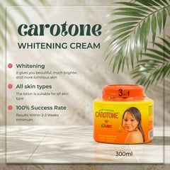 Carotone Natural Glow Clarifying Cream - 300ml