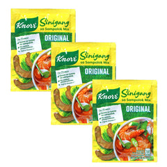 Knorr Sinigang sa Sampalok Mix Original – 22g (3pcs Combo Pack)