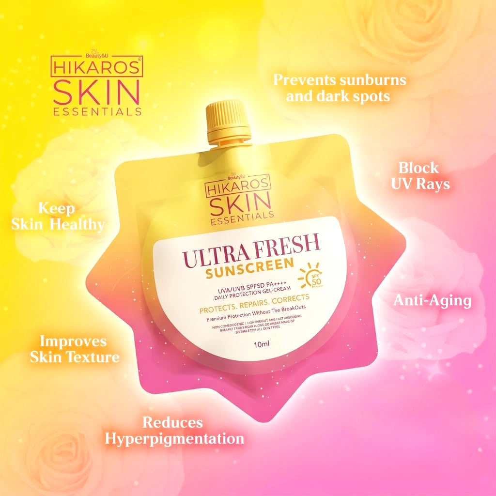 Hikari Mini Sunscreen Skin Essentials UltraFresh SPF 50 PA++++ – 10ml (travel size)