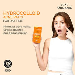 Luxe Organix Hydrocolloid Acne Patch – Day Time (48 Patches)
