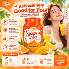 You Glow Babe Shepu Appu Juice Super Gizer  – Tropical Punch – 15g x 10 Sachets