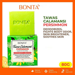 Catt & Co Bright & Free Underarm Serum + BONITA Tawas Calamansi Persimmon Soap COMBO