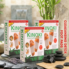 Kinoki Cleansing Detox Foot Pads - 10 Pads (3Pcs Combo)