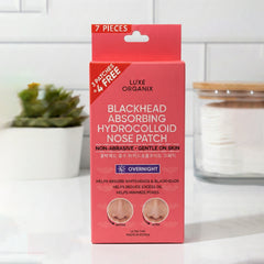 Luxe Organix Blackhead Absorbing Hydrocolloid Nose Patch (Overnight) - 7 Patches (3 + 4 FREE)