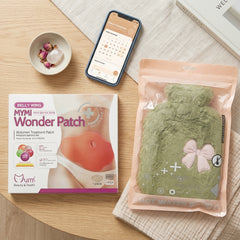 Belly Wing MYMI Wonder Patch + Wispoe Soft Fur Hot Water Bottle Combo